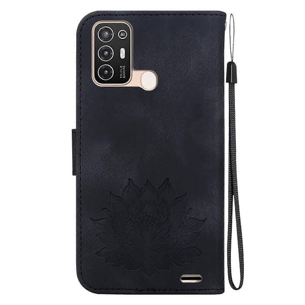 Lotus preget skinntelefondeksel til ZTE Blade A52