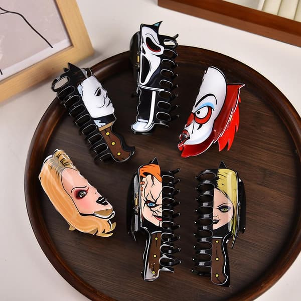 Mode Anime Tryck Hårnål Stabil Slitstark Hårnål för Frisyr A