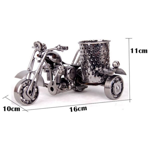 Weinlese Stiftehalter /Flaschenhalter, Model Motorrad Metall, T