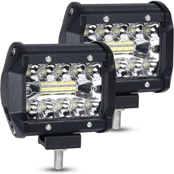 4 Tommer 60W Spotlight LED Arbejdslys, Flood Combo Spotlight Tåge Lys Kørsel Lampe 4 Tommer LED Forlygte Lang Lys Rækkevidde Off-Road Køretøj Driver Båd
