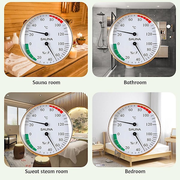 Mini temperatursensor multifunktionella exakta displaytermometrar för utomhusbruk A