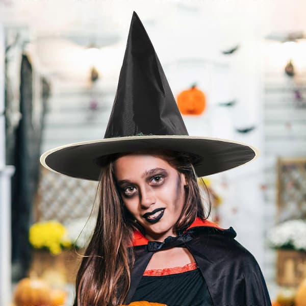 Halloween Heksehatt Gjenbrukbar Dekor til Festutstyr A