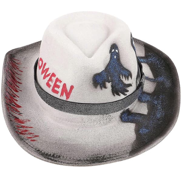 Halloween Kostume Hat Cowboyhat til Halloweenfest 2 Stk. Multi Polyester A