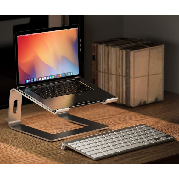 Laptopstativ, ventilerat aluminium laptopstativ, ergonomiskt laptopbord