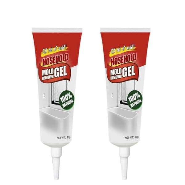 2 stk Ny 90g Husholdningsmuggfjerner Gel Muggrensemiddel Fliserenser Gulv Vegg Mugg Soppdrepende Vaskemiddel Flekkfjerner A