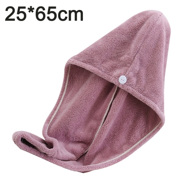 Hårhåndklædeindpakning til kvinder, 2-pak absorberende hurtigttørrende hår