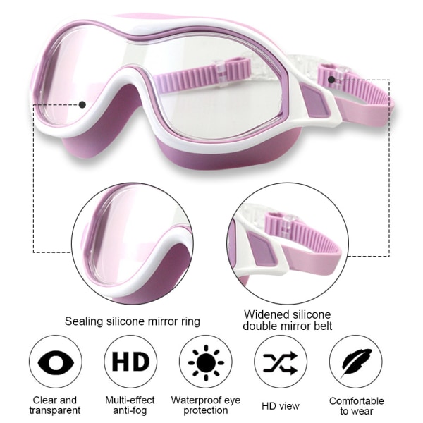 Svømmebriller Ingen Lækage Anti-Fog Pool Briller Svømmebriller