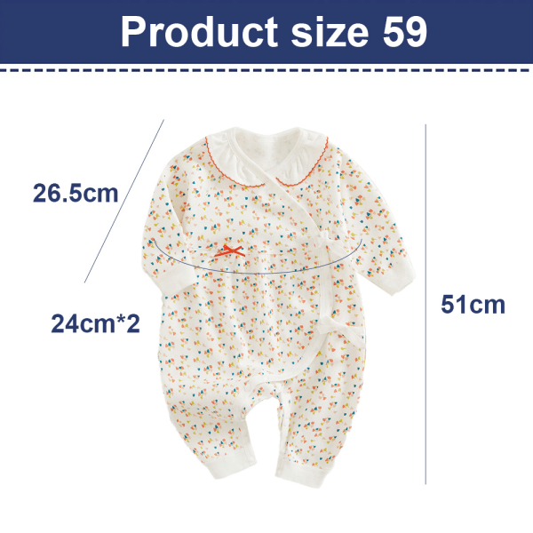 Baby Footie Pajama, långärmad one-piece romper för pojkar flickor