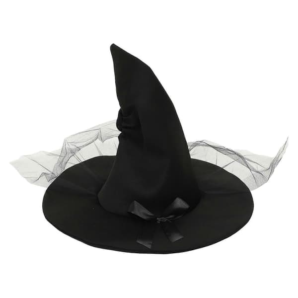 Halloweenhatt Heksehatt for Festdekorasjon Halloweenfestival Bred Brem A