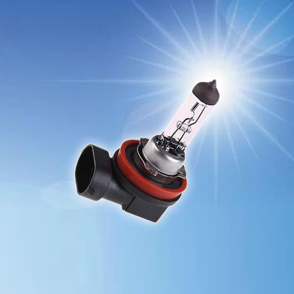 2x H11 Varm Hvit Tåkelys Halogenpære 55W Bil Hovedlys Lampe 12V A