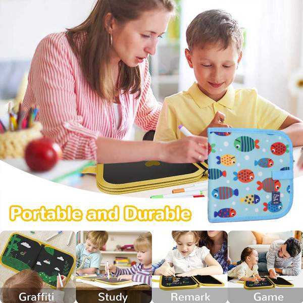 Bærbar tegnebok Skisseblokk for småbarnsreiser