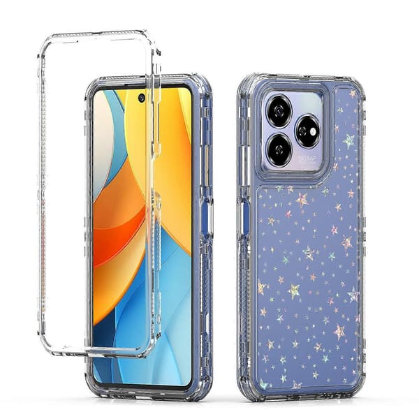 Transparent akryl laserpapper telefonfodral för ZTE Axon 60 Lite