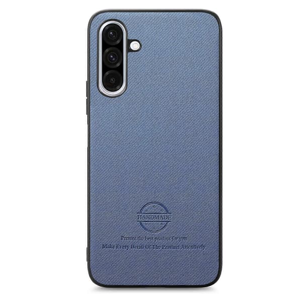 Twill Fabric Leather Skin Bakdeksel til Samsung Galaxy A16