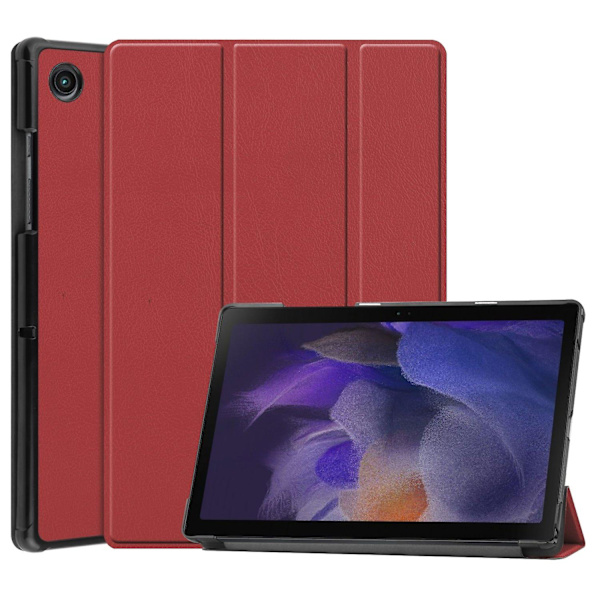 Læder tabletetui til Samsung Galaxy Tab A8 2021 (rød)