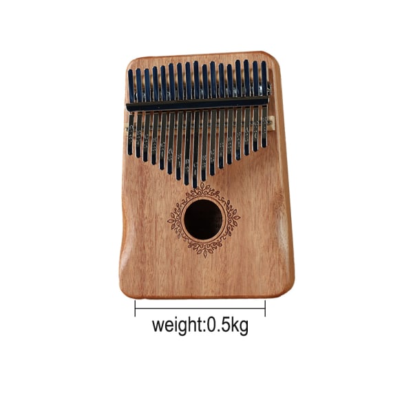 Kalimba tommelpiano 17 tangenter, bærbar Mbira fingerpiano gaver