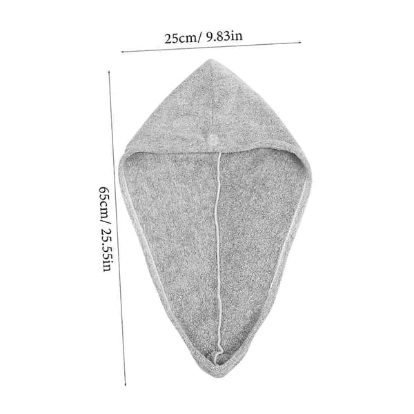 2-pack mikrofiberhårsturban superabsorberande hårtorkhandduk för bad, dusch och resor A