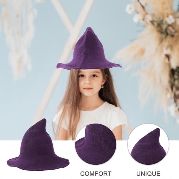 Cosplay Häxhattar Häxhatt för att bära Halloween-dekoration A