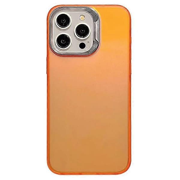 Kompatibel med iPhone 13 Pro Max Skal Lasereffekt Gradient PC+TPU Telefonfodral Galvaniserad Linsram A