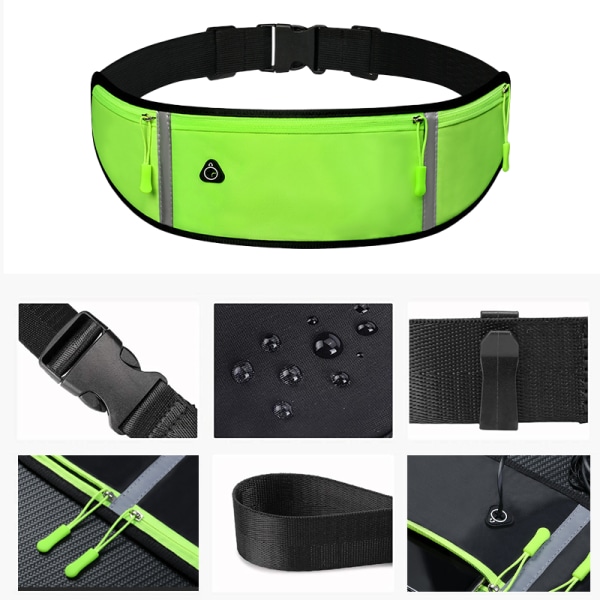 Løb Bælte, Fanny Pack til Kvinder Mænd, Vandresistent Talje