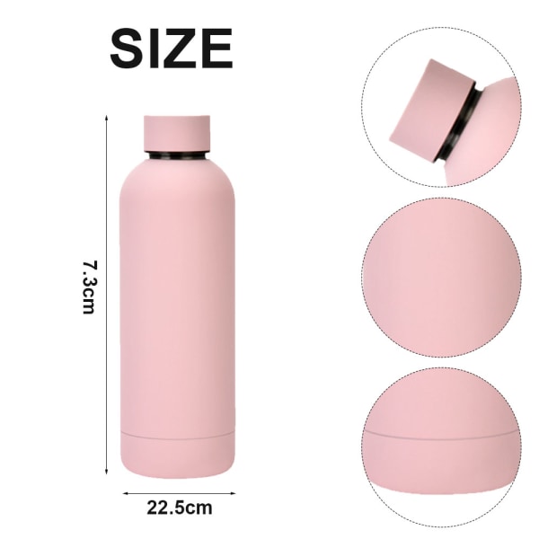 500ml smallmouth double-layer vacuum flask, outdoor sports