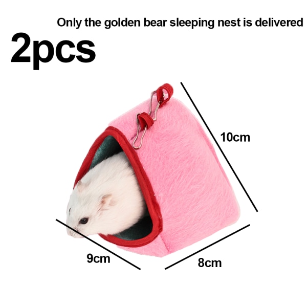 Mini hamster säng sovande bo litet husdjurssäng mini hus bur