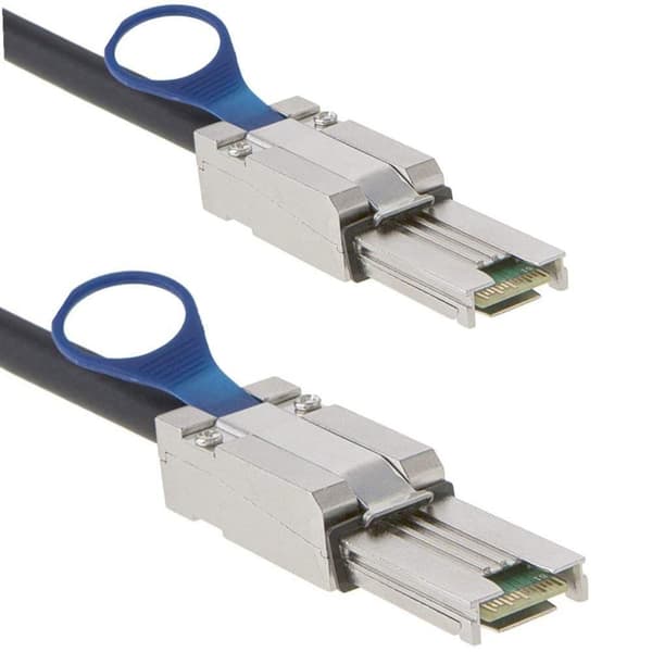 Eksternt Mini SAS 26 Pin SFF-8088 Han Til SFF-8088 Han Kabel med 28AWG, Sort, 3.3ft/1m