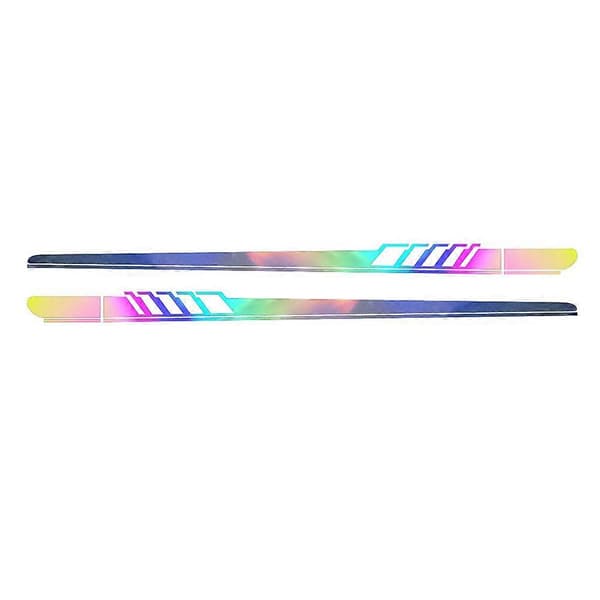 Bilkarosseri Dør Side Decal PVC Materiale Strimmel Form 2 Stk A