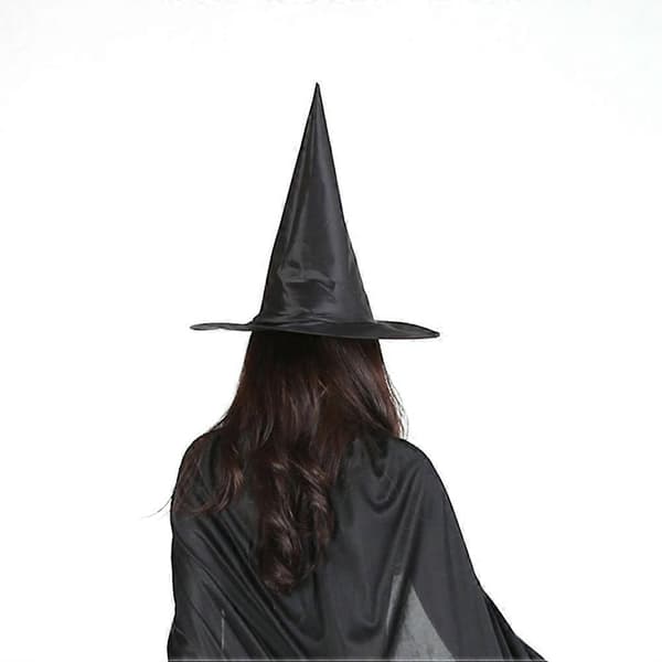 Festrekvisitter Halloweenhat til Halloweenbrug Spids Heksehat 6 stk. A