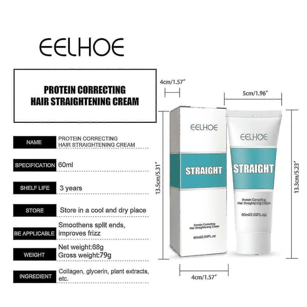 3st Protein Håruträtningskräm, Silk & Gloss Håruträtningskräm TW A