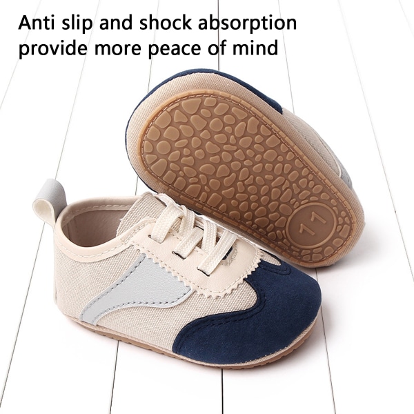 Baby Pojkar Flickor Sneaker Toddler Slip On Antisladd Nyfödda First Walkers Godisskor