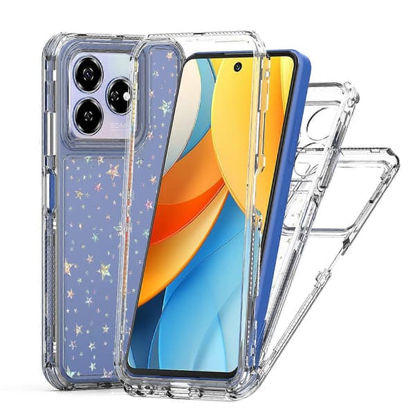 Transparent akryl laserpapper telefonfodral för ZTE Axon 60 Lite