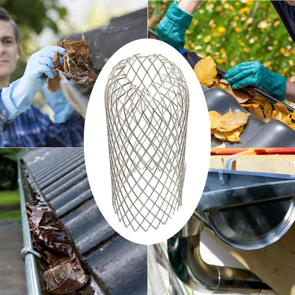 Tagrendefiltre Rustfrit Stål Tagrenderiste Beskytter Tagrender mod Blade Mos Mudder Diplomatisk