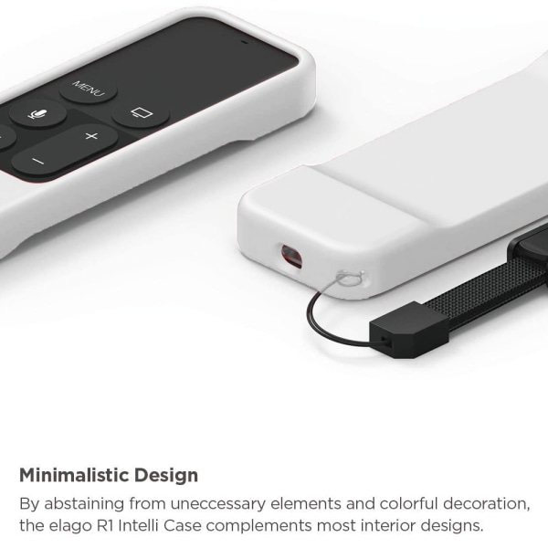 Silikonetui kompatibelt med 4. og 5. generasjons fjernkontroll - rød White