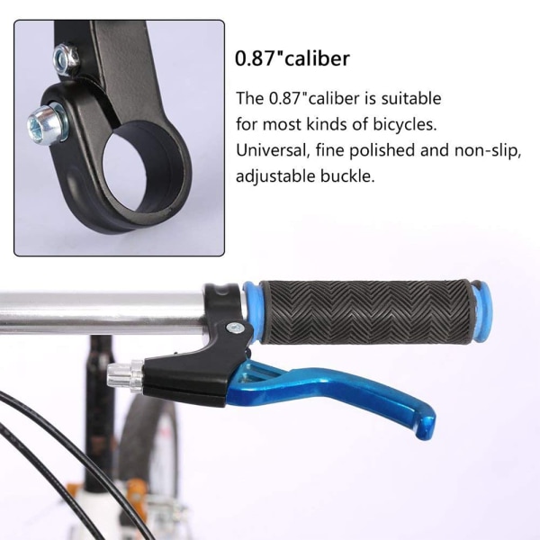 1 par cykelbremsegreb, V-bremsestyr aluminiumslegering Bi