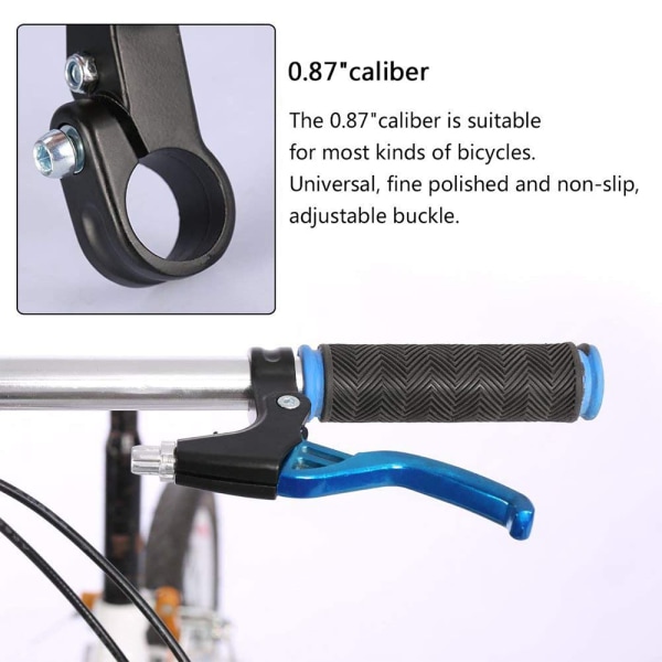 1 par cykelbremsehåndtag, V-bremse styr i aluminiumlegering Bi