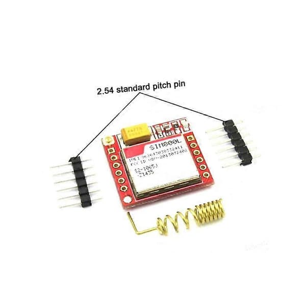 SIM800L GPRS GSM-modul Micro SIM-kort Core Quad-band TTL seriel port Antenne PCB