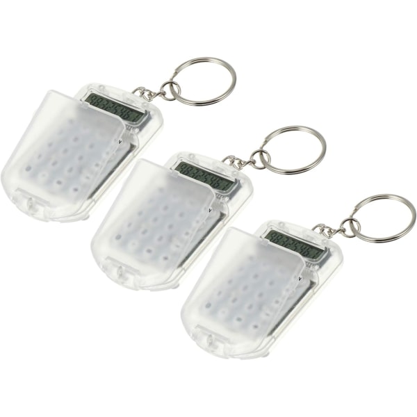 3 kpl Mini Laskin avaimenperä Kannettava tasku elektroninen