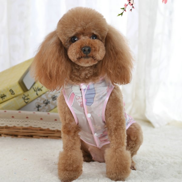 Kjæledyrsklær Pet cheongsam-skjørt Hundeknappklær Hundevest Pet