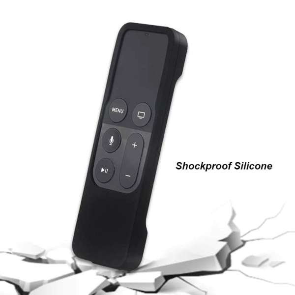 Silicone Case Compatible with 4th and 5th Generation Remote Control - Red Black