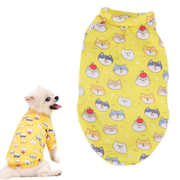Kæledyrstøj Pet tobenet sweater Pet sød tegneseriehund mønster