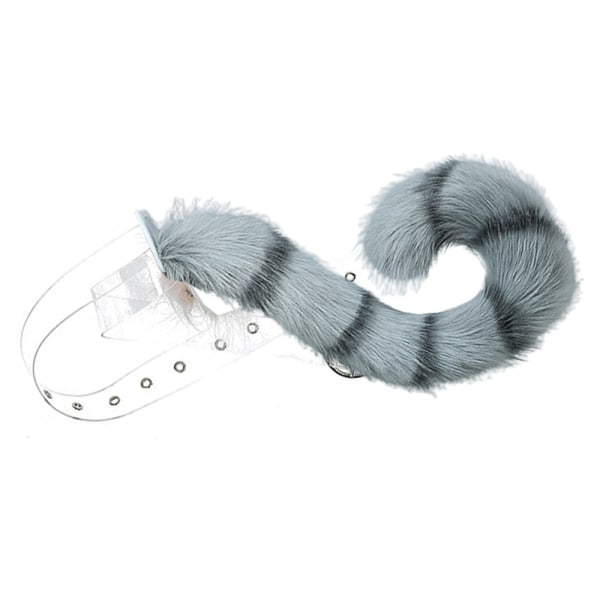 Faux Fur Cat Tiger Dog Tail för festdräkt