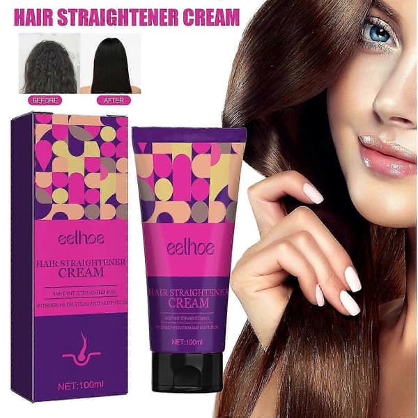 Förvandla ditt hår med Keratinutslätande kräm, långvarig slät hårvård, 100 ml A