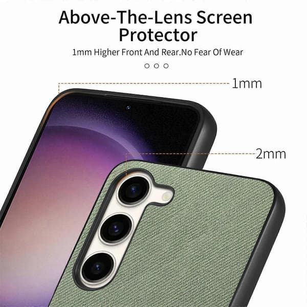 Twill stoff skinn bakdeksel til Samsung Galaxy A13 5G / A04s