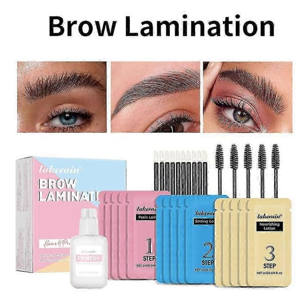 Väska ögonbryn perm kit (utländsk version) lakerain väska ögonbryn perm kit snabb formning ögonbryn perm kit vilda ögonbryn A