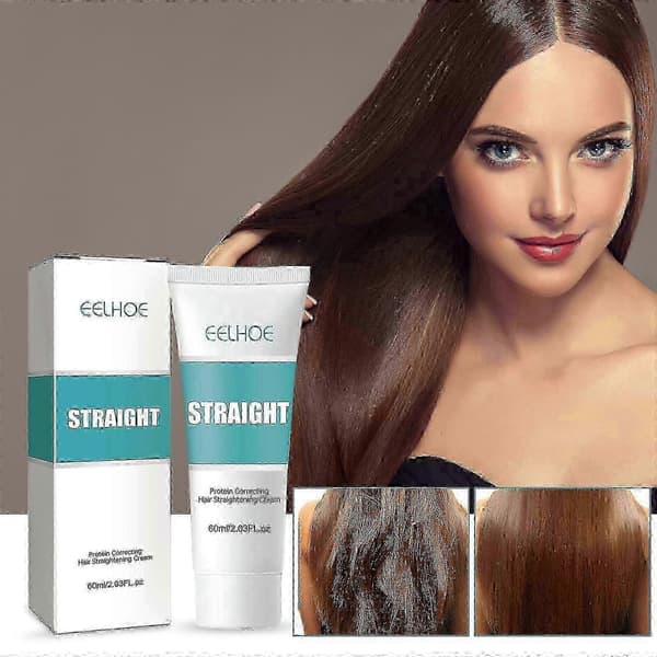 Hårglattecreme Permanent Protein Korrigerende Hårglattecreme Glat Hår Rebonding Creme A