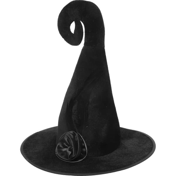 Halloween Heksehatt for Dekor Halloween Cosplay Heksehatt Maskeradehette A