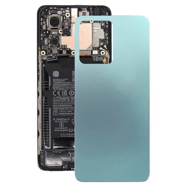 For Xiaomi Redmi Note 12 4G KOMPATIBELt Batteribakdeksel Grønn