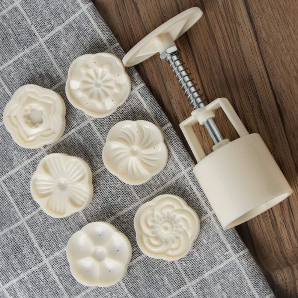 Cookie Stamp Moon Cake Mold Stamps, Cookie Press Mid Autumn