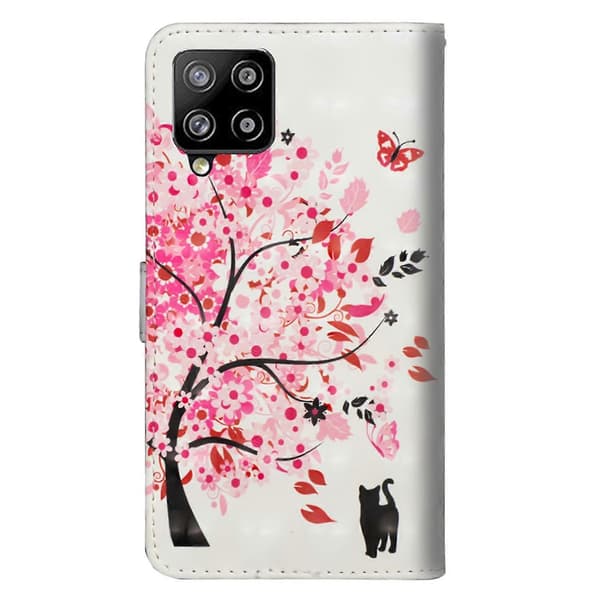Light Spot Decor Mønstret Pung Stand Etui til Samsung Galaxy A42 5G Lædercover A