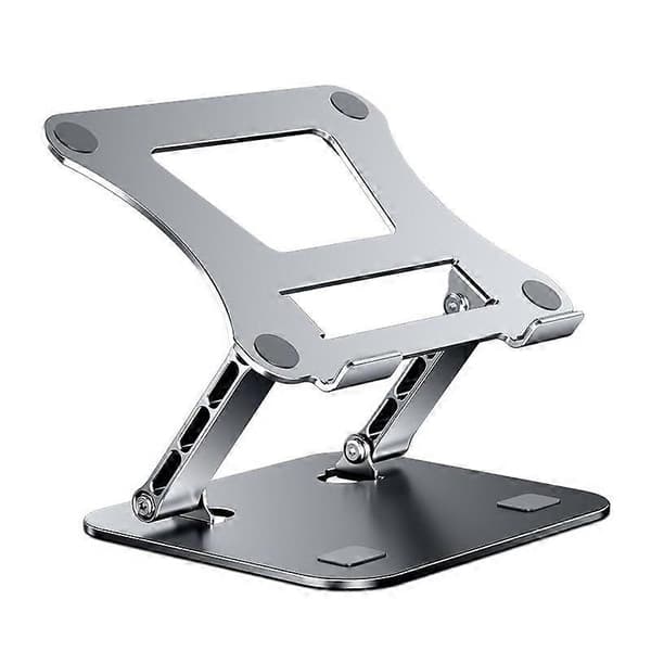 Universal bärbar datorställ i aluminiumlegering justerbart hopfällbart kylställ för bärbar dator (B svart)